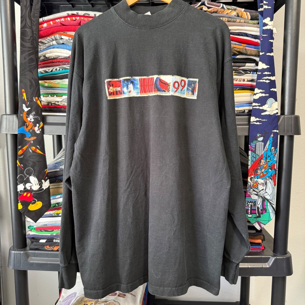 90s Black Showtime No Limits 99 Graphic Long Sleeve Shirt XL